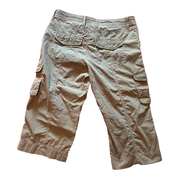 🤠 SOLD 🤠 Kuhl Womens Size 6 Khaki Capri Cargo Stretch Hiking Kontra - Picture 7 of 9